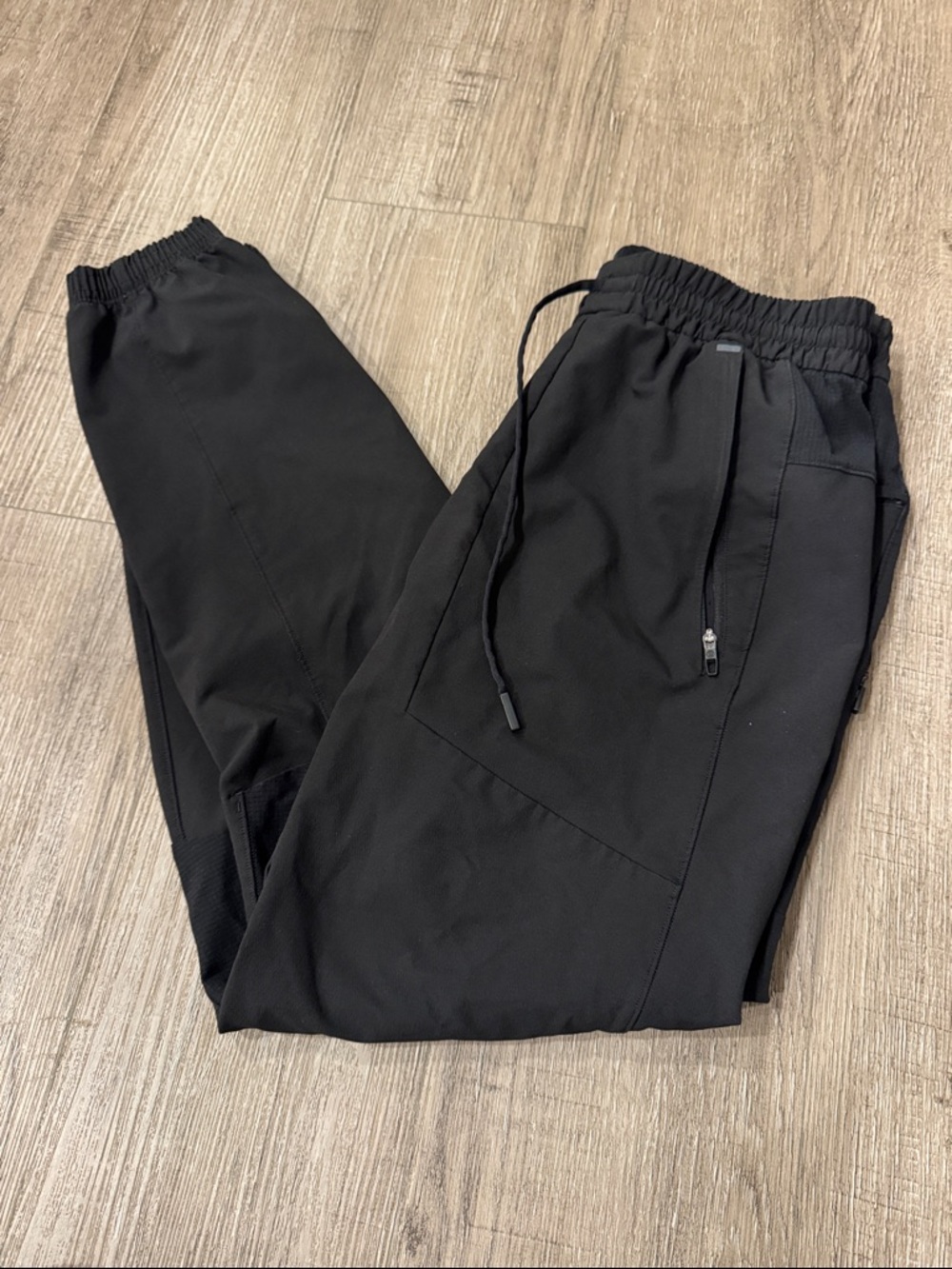 Men's Black Performance Jogger Pants